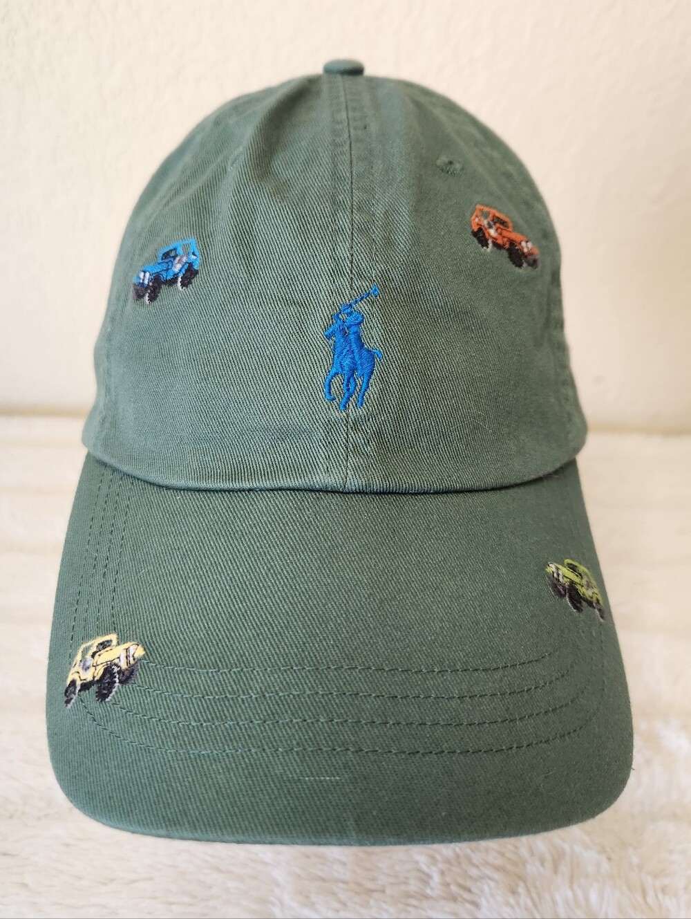 Authentic Polo Ralph Lauren JEEP Embroidered Twill Ball Cap Limited Edition